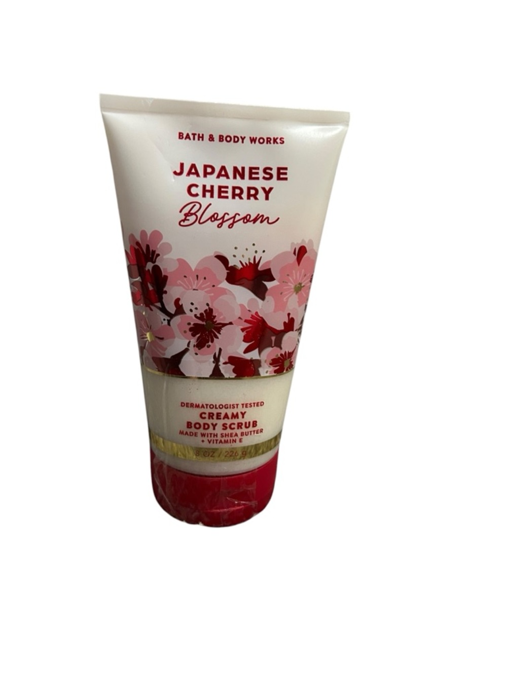 Bath & Body Works Japanese Cherry Blossom Creamy Body Scrub - Pink, Red